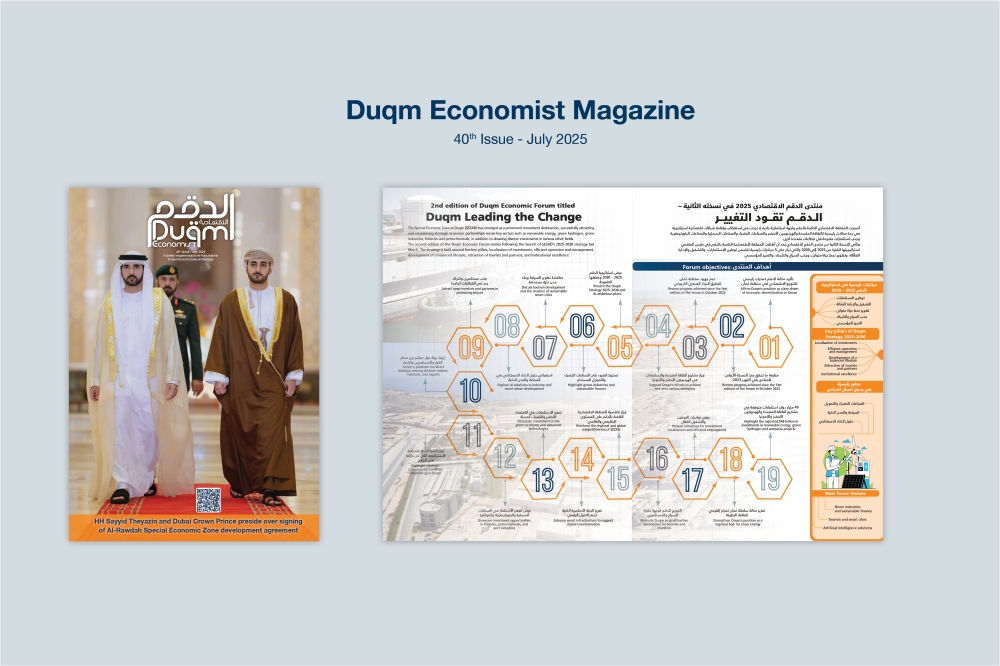 The magazine opens with full coverage of the landmark agreement to develop and operate the first phase of the Al-Rawda Special Economic Zone.