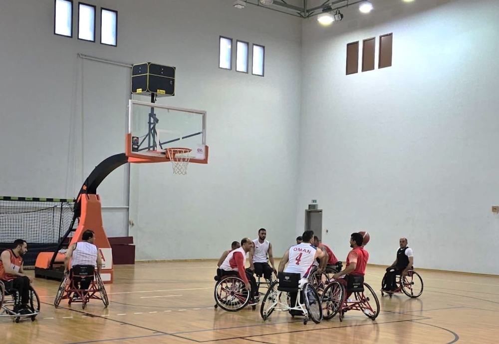 Oman team held a training camp for one week at the Sultan Qaboos Sports Complex in Bausher