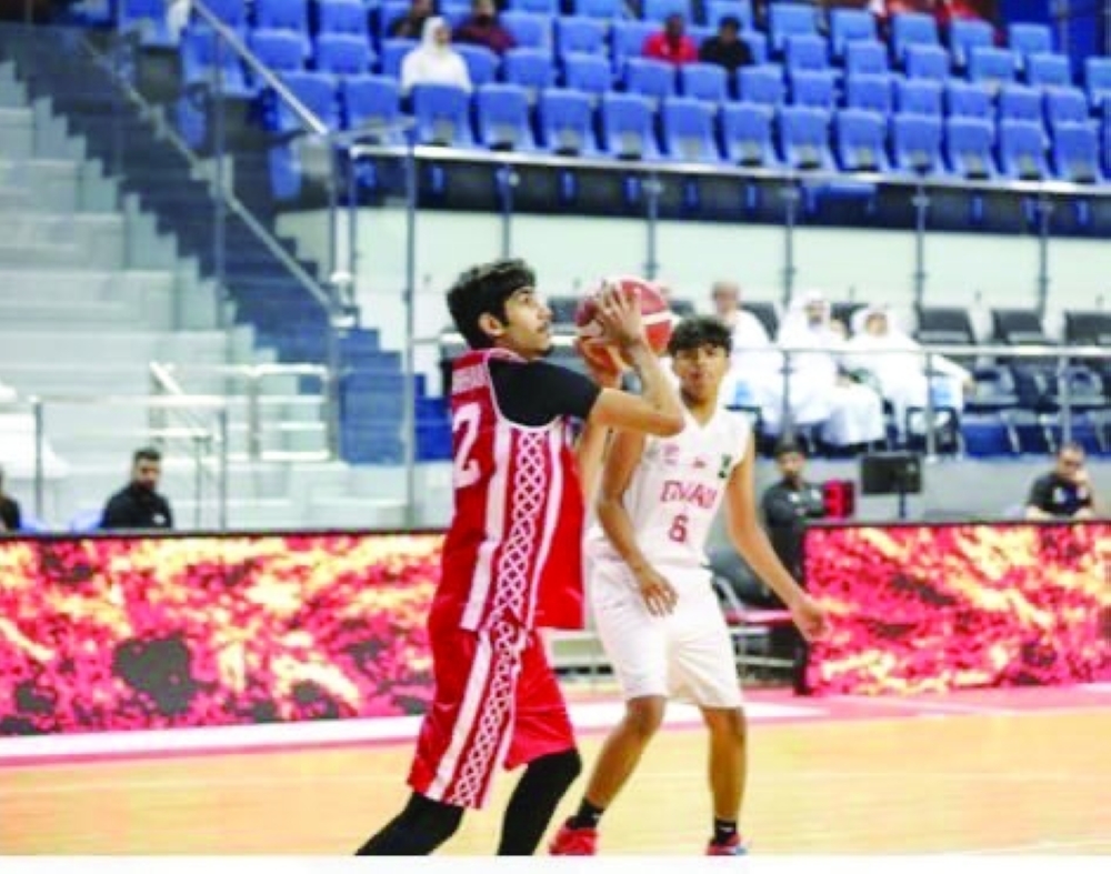 The Omani squad in the tournament includes 12 players, coached by Tunisian Zouheir Al Ayashi