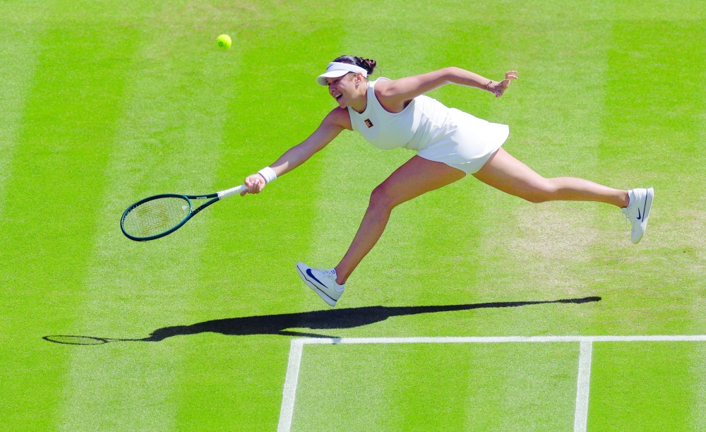 Amanda Anisimova in action. — Reuters