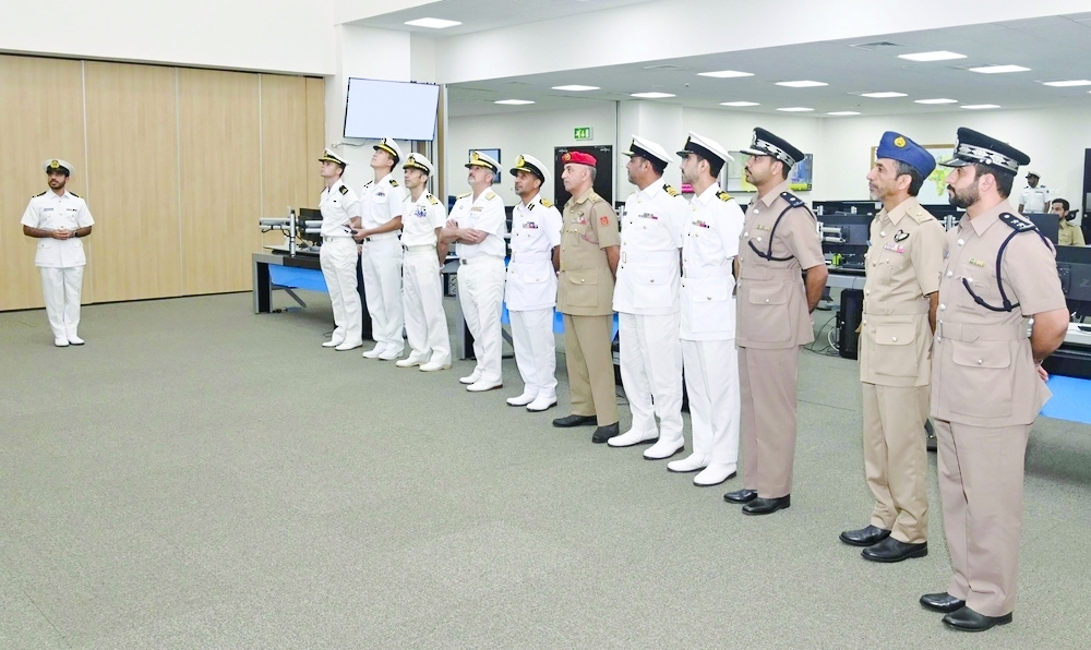 EUNAVFOR Commander during visit to Maritime Security Centre