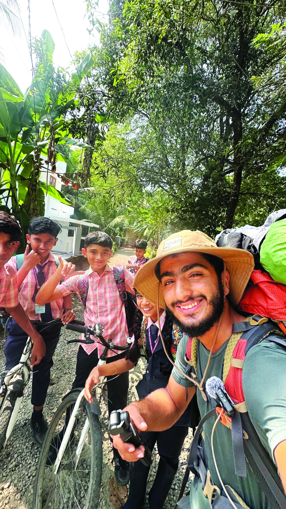 When a young Omani decides to hitchhike across continents