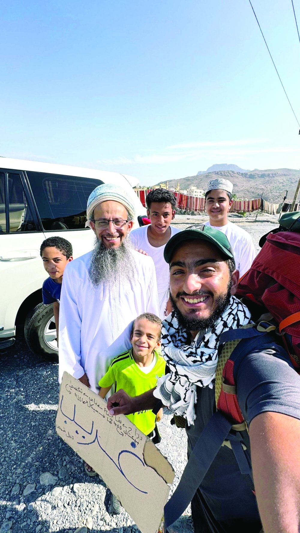When a young Omani decides to hitchhike across continents