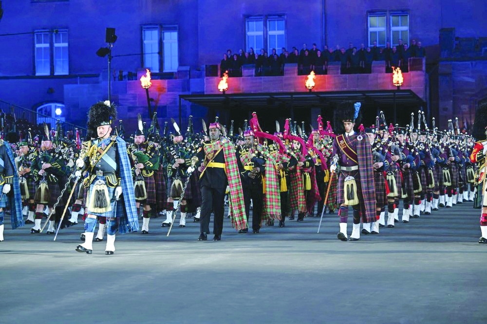 RGO music band conducted a concert at the 2025 Basel Tattoo festival in Basel