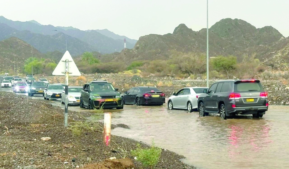 Al Sharqiyah N witnesses moderate to heavy rainfall