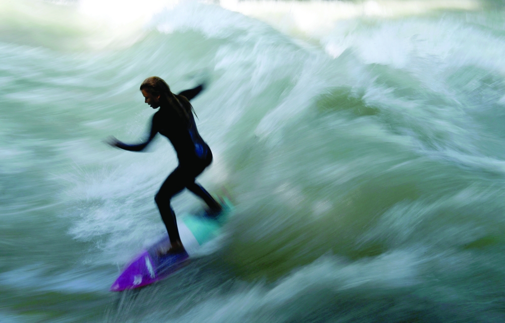 Aloha, Bavaria! Munich surfers riding wild river wave again