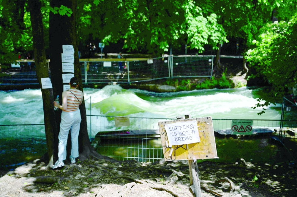 Aloha, Bavaria! Munich surfers riding wild river wave again