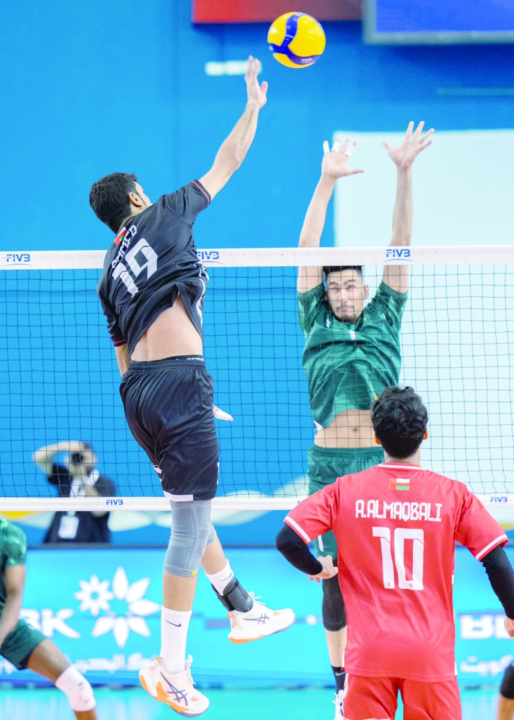The match held at Isa Bin Rashid Hall in Riffa, Bahrain