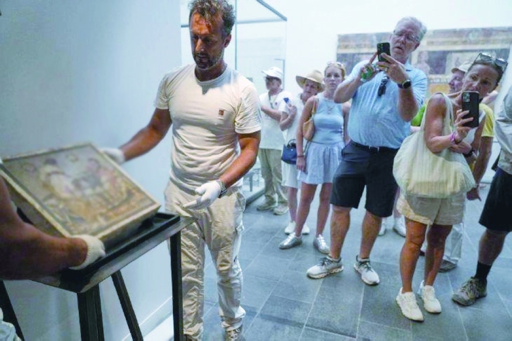 Italy receives back ancient mosaic stolen during WWII