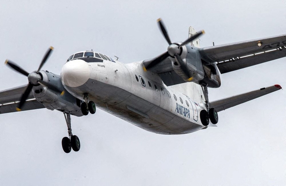 FILE PHOTO: An An-24 aircraft of Angara Airlines lands at the airport of Irkutsk