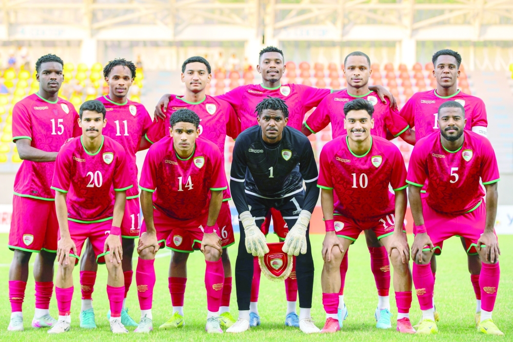 The Oman U-23 Olympic football team 
