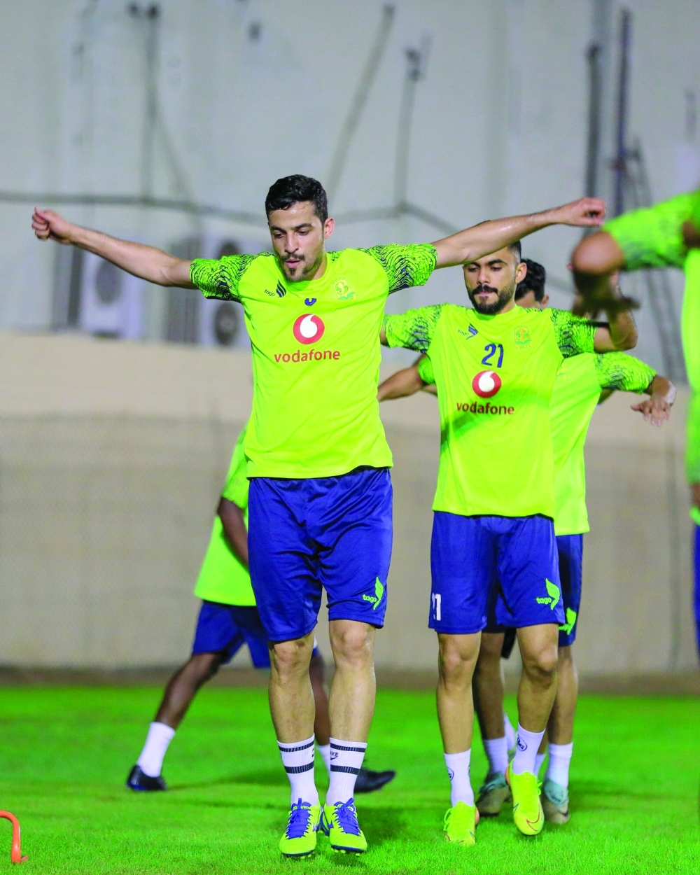 
Seeb team during the training 