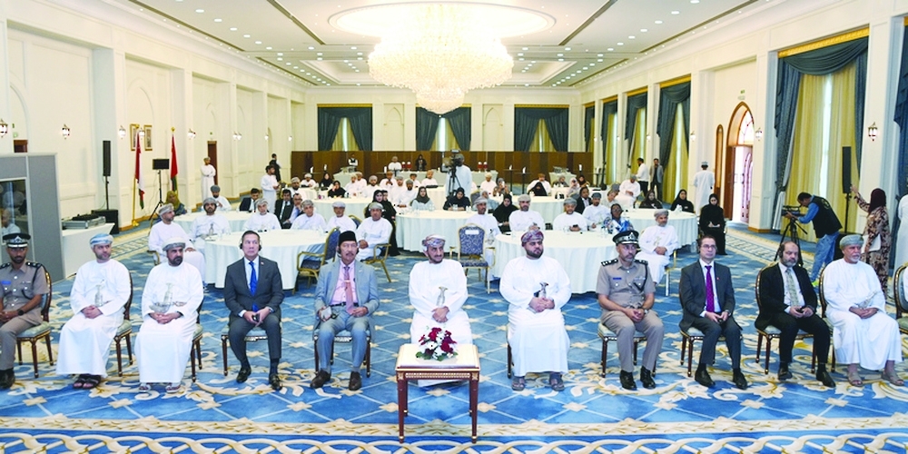 The launch ceremony was held under the auspices of Shaikh Khalifa bin Ali al Harthy, Under-Secretary of the Foreign Ministry for Political Affairs. — ONA