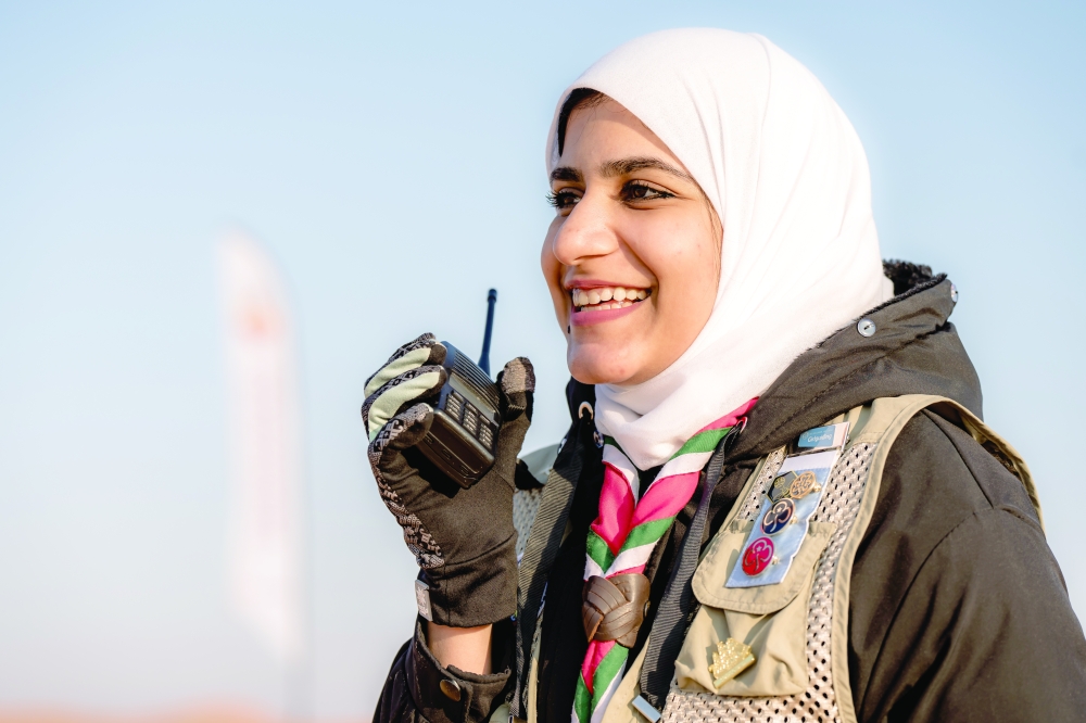 An organiser during the 2025 edition of Oman Desert Marathon. — Ian Corless