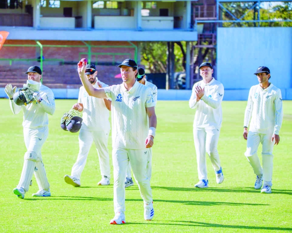 Matt Henry was named player of the match, taking nine wickets for 90 runs across the two innings.