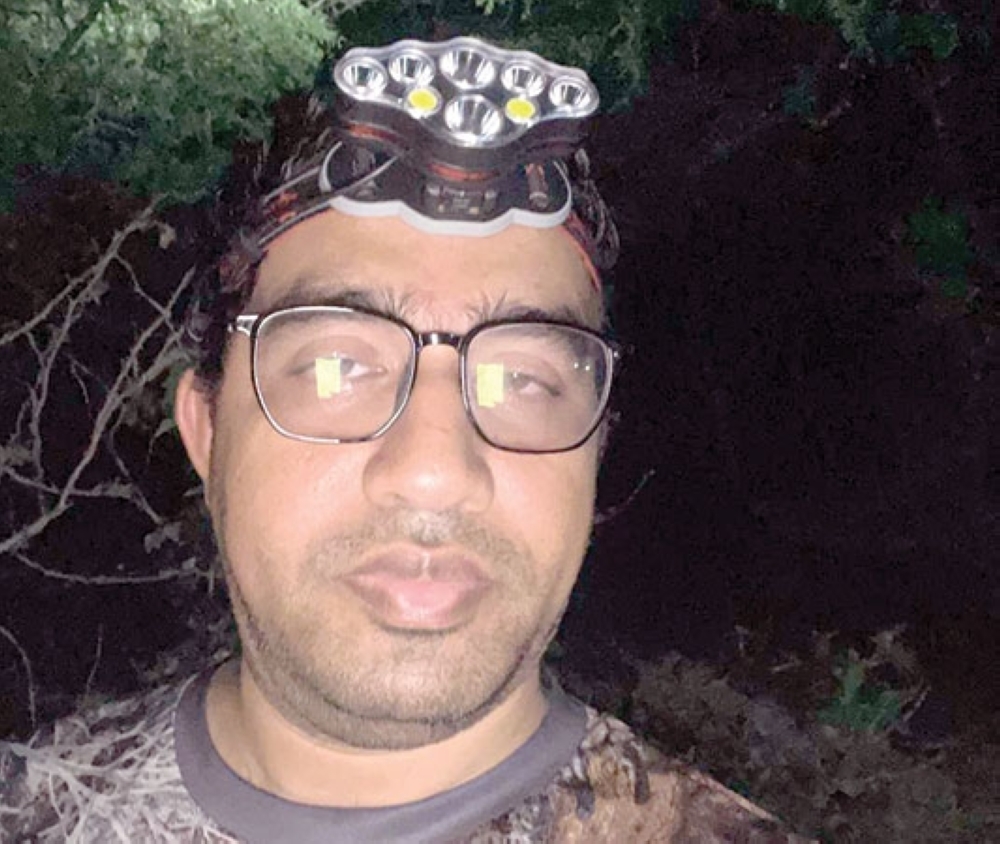 Dr SM Ziaul Haque on the prowl during night