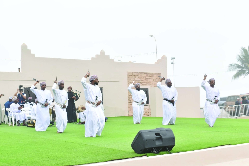 Festivities at Taqah featured a wide variety of cultural performances, folk dances, art exhibitions and traditional games