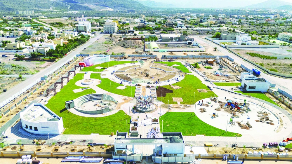 The RO 1.1 million Al Jabal Al Akhdhar Park is scheduled to open this month.
Photo by Mohammed al Awfi