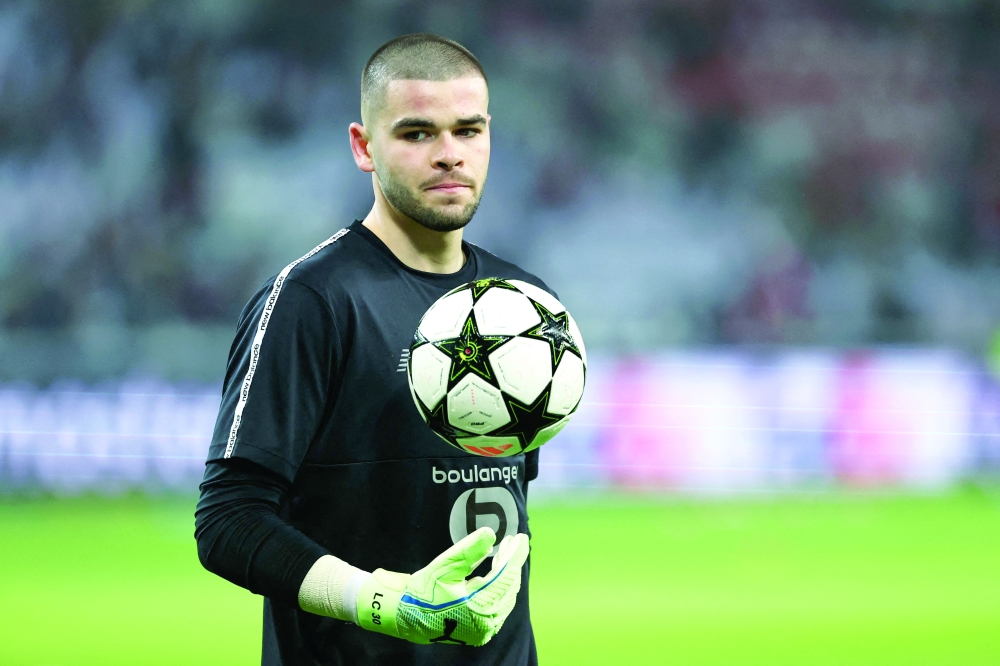 French goalkeeper Lucas Chevalier.