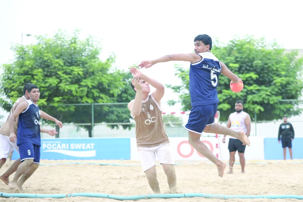 The opening day will see 12 matches — six in beach handball and six in beach volleyball