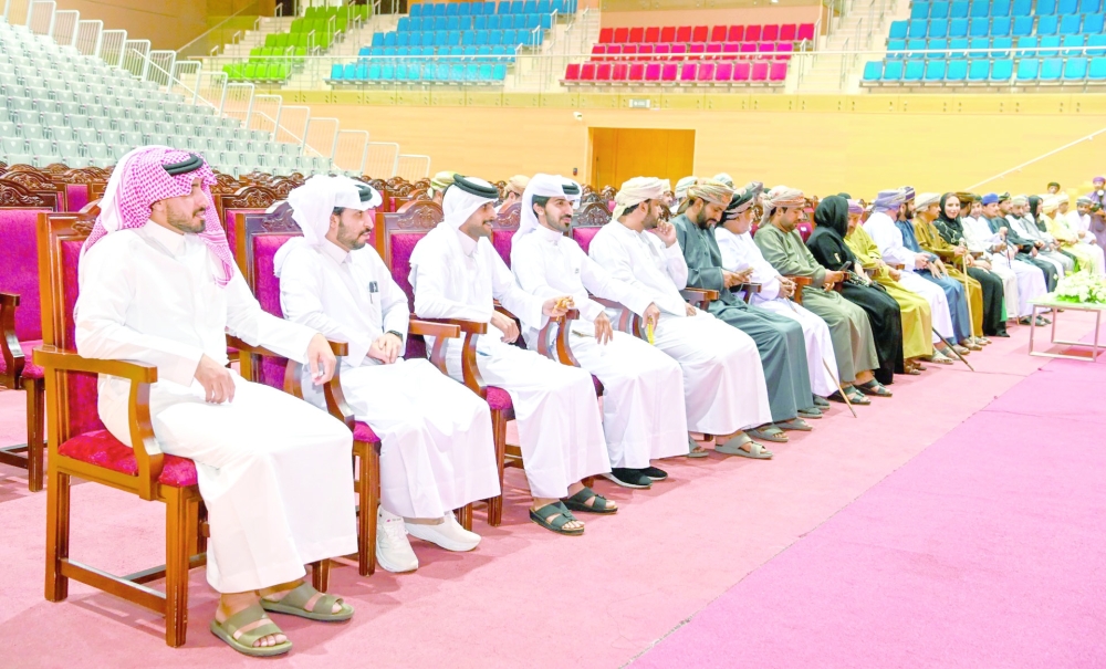 The event celebrated the strong bonds of brotherhood between the peoples of Oman and Bahrain
