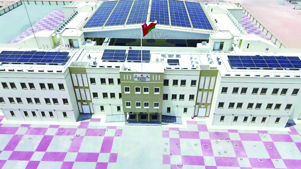 The school comprises 36 classrooms complete with educational facilities.