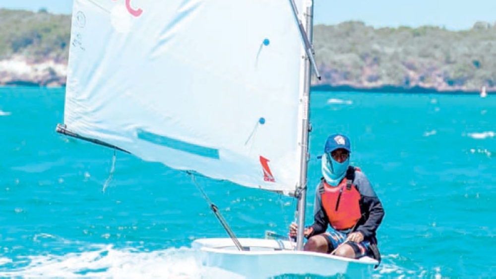 Action from the Optimist African Championship.