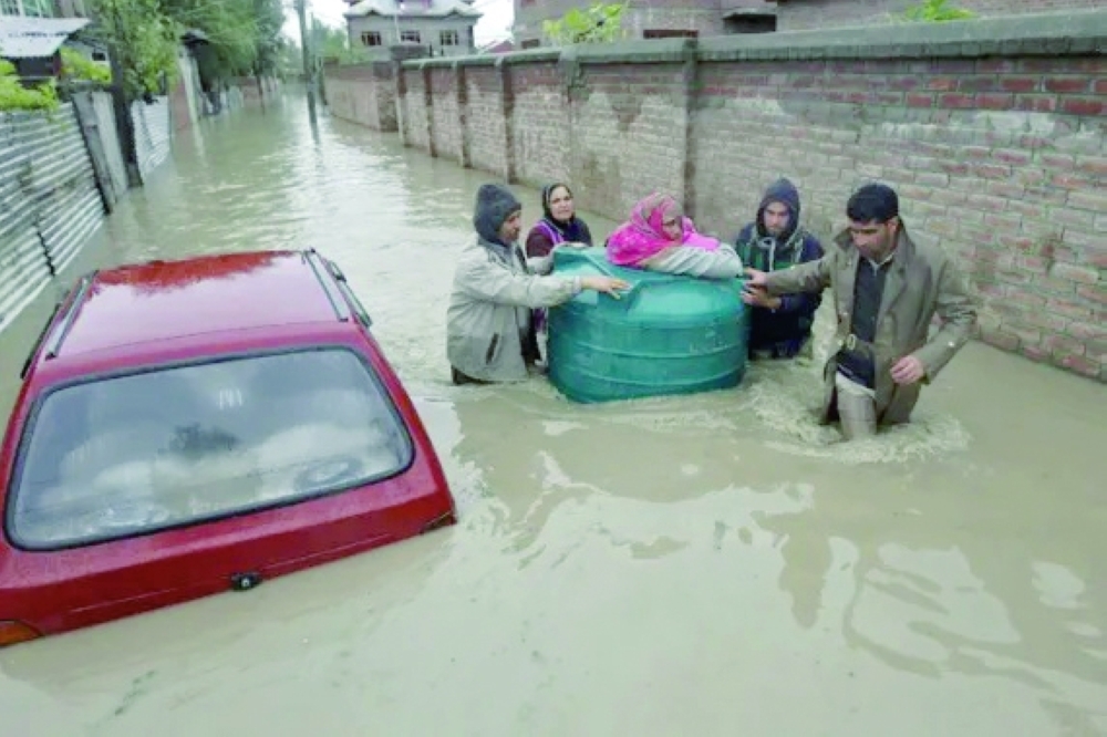 Public address systems in mosques warned people in the worst-hit neighbourhoods to move to safety. — Reuters