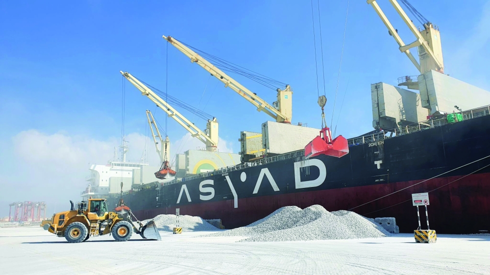Gypsum exports have shown consistent growth, reinforcing Port of Salalah’s strategic position as the region’s premier gypsum export hub: Chairman.