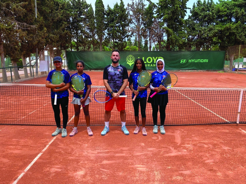 Junior tennis team begins Arab U14 Championship in Tunisia