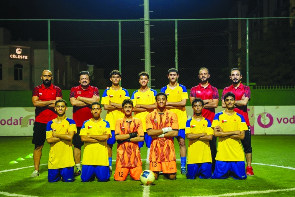 Group photo for Oman School Team
