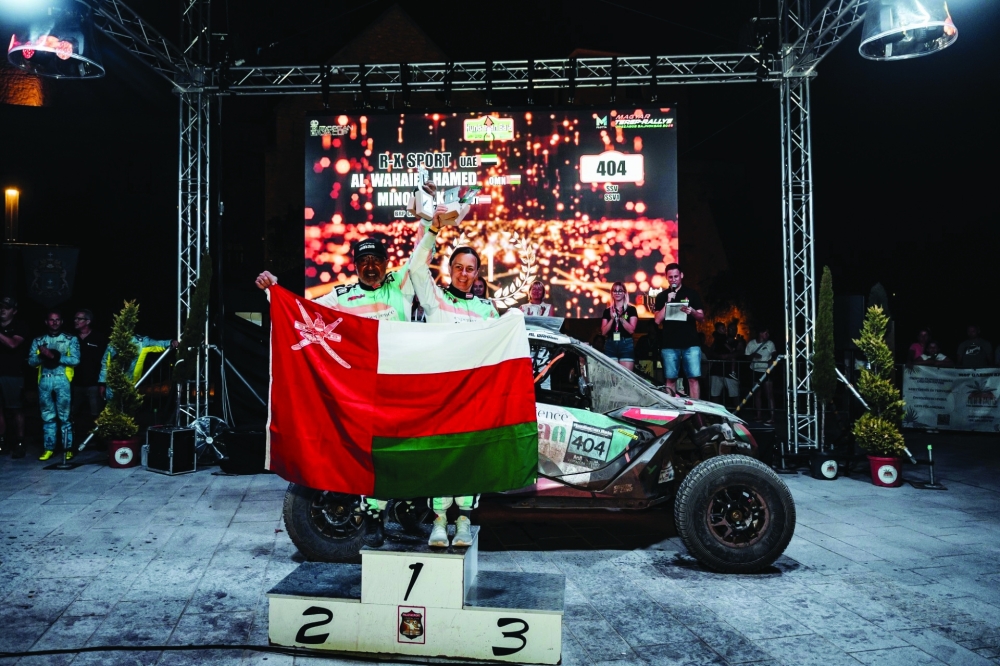 Oman's Hamed al Wahaibi claims debut win at Hungarian Baja