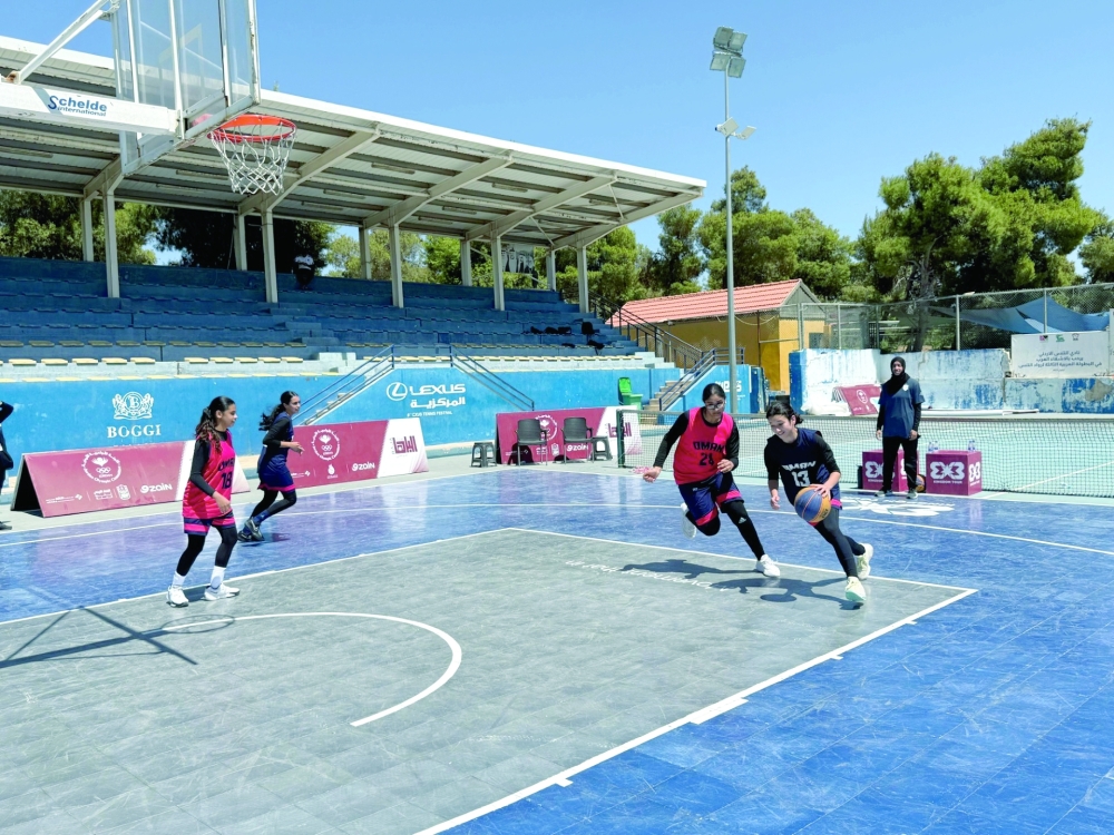 Oman’s 3x3 basketball school team will begin their challenge on Thursday with a match against Saudi Arabia.