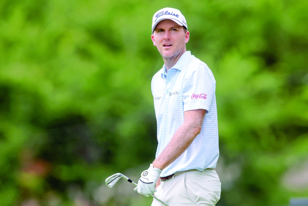 Russell Henley on the second tee during the first round of the US PGA Tour Championship. — Imagn Images