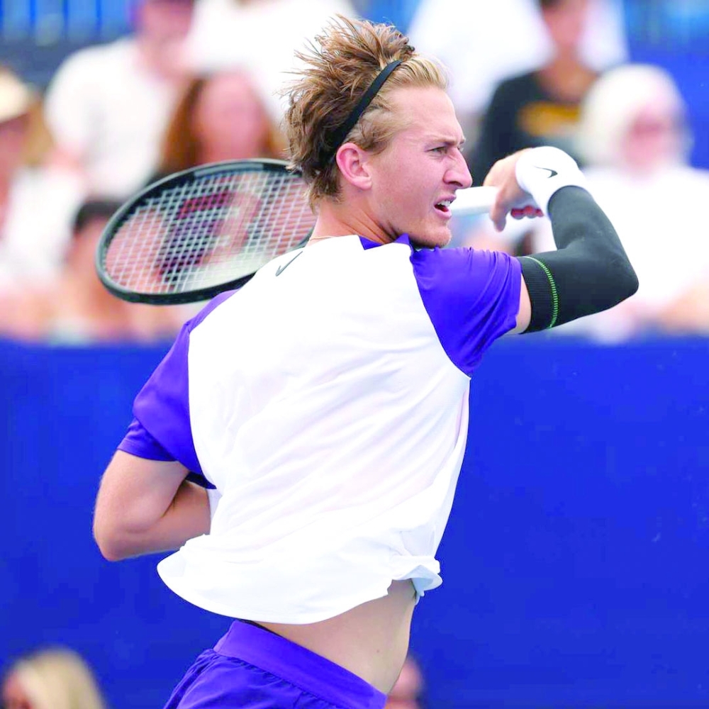 Sebastian Korda in action.