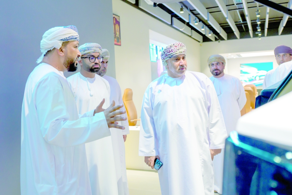 The OFA chairman during a tour of the MHD facility.