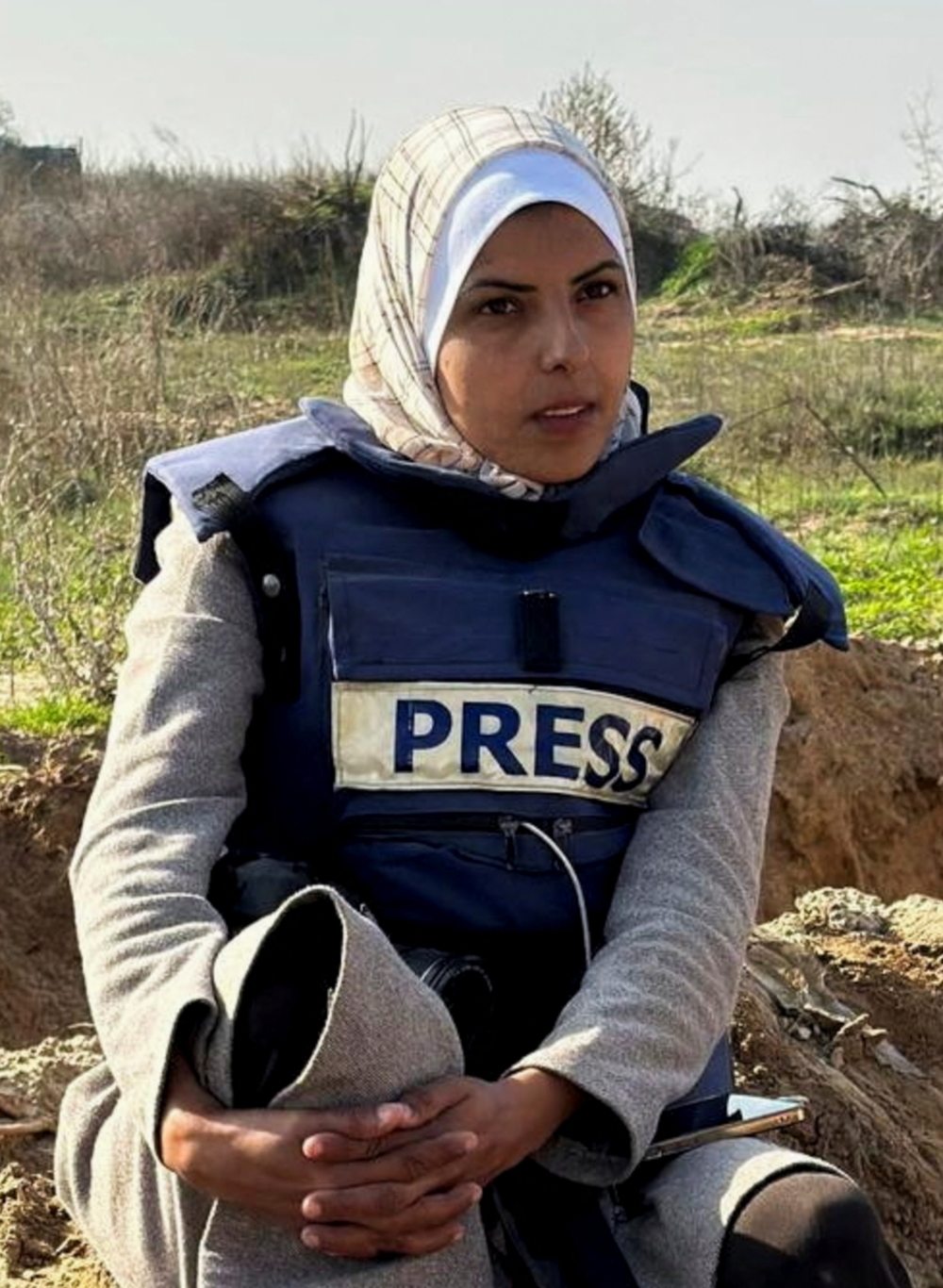Palestinian journalist Mariam Abu Dagga