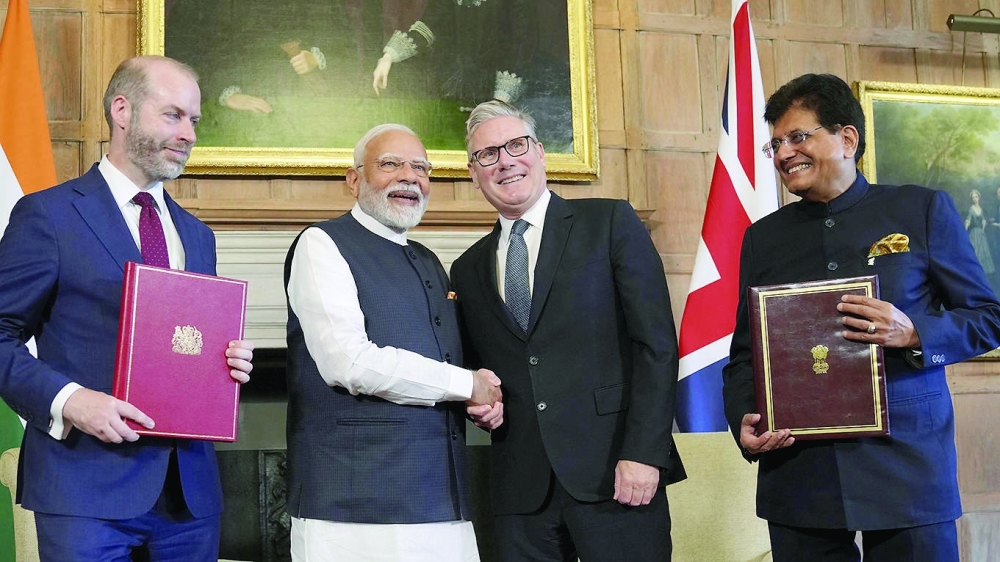 The free-trade agreement that India just signed with the United Kingdom commits it to reducing protectionist barriers.