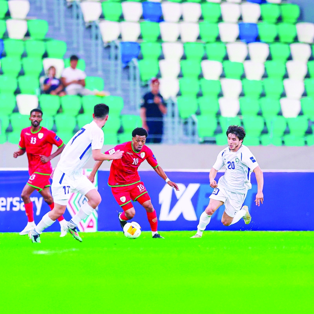 Red Warriors started in style as Nasir al Rawahi put his side ahead in the fourth minute