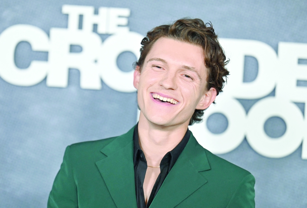 British actor Tom Holland arrives for the premiere of Apple TV 's "The Crowded Room" at the Museum of Modern Art in New York City on June 1, 2023. With "The Odyssey" and a new "Spider-Man" film, next summer looks set to be the summer of Tom Holland -- and the famously boyish and ebullient star can hardly contain his excitement.