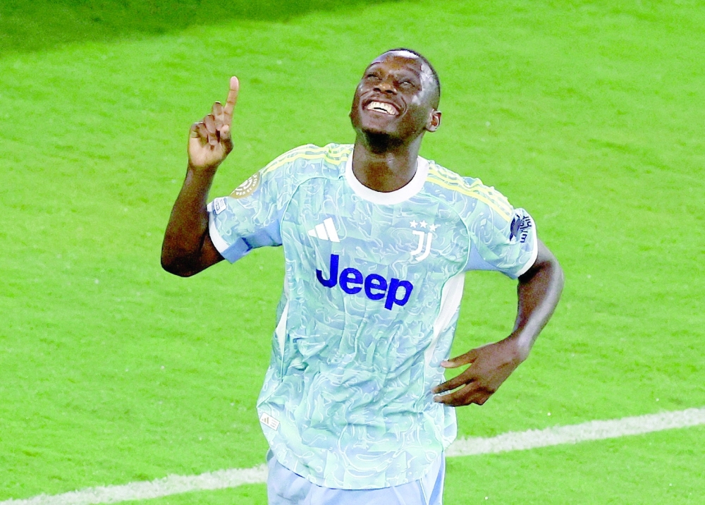 Juventus' Randal Kolo Muani celebrates scoring their fourth goal at Fifa Club World Cup 2025. — Reuters