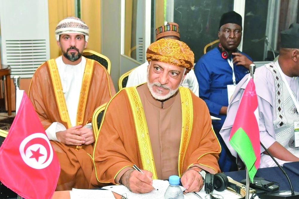 Mohammed bin Salim al Harthy, Member of  the Council, headed the Omani delegation