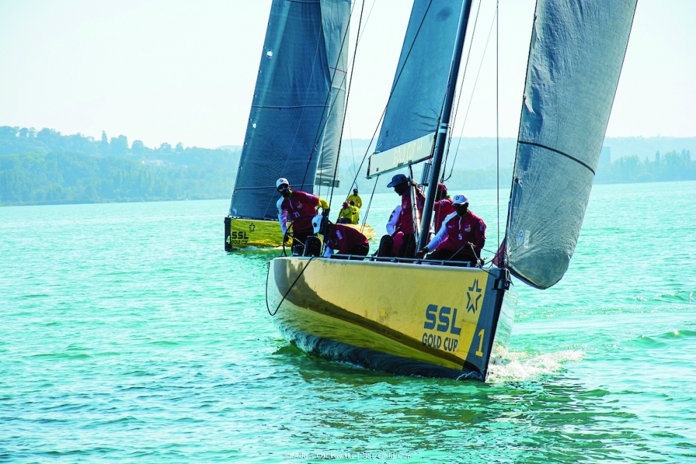Oman Sail team during SSL training in 2023.
