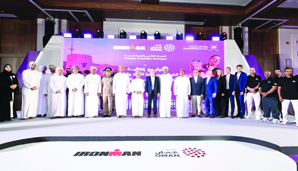 Oman will be a major global sponsor for all Ironman races held in 60 countries, covering nearly 150 events annually. — Hussein al Muqbali
