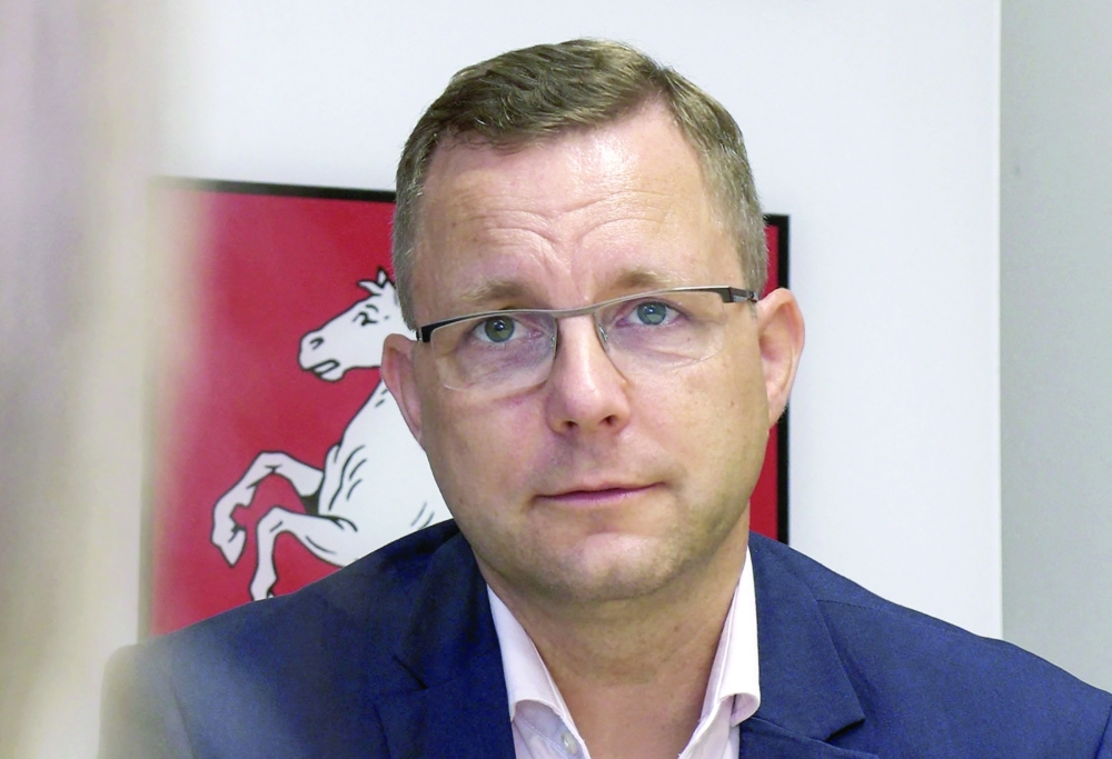 Christian Wolters, chief procecutor in the case of  the main suspect in the 2007 disappearance of British toddler Madeleine McCann, during an interview in Braunschweig, northern Germany.  - AFP 