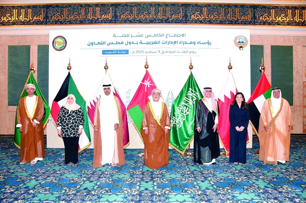 The Omani delegation was headed by Nasser bin Khamis al Jashmi, Chairman of the Tax Authority. — ONA