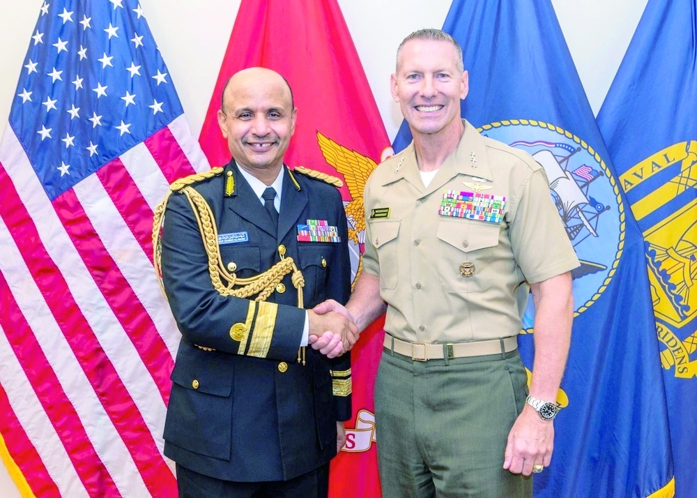 The two sides discussed various aspects of joint cooperation in naval training. - ONA