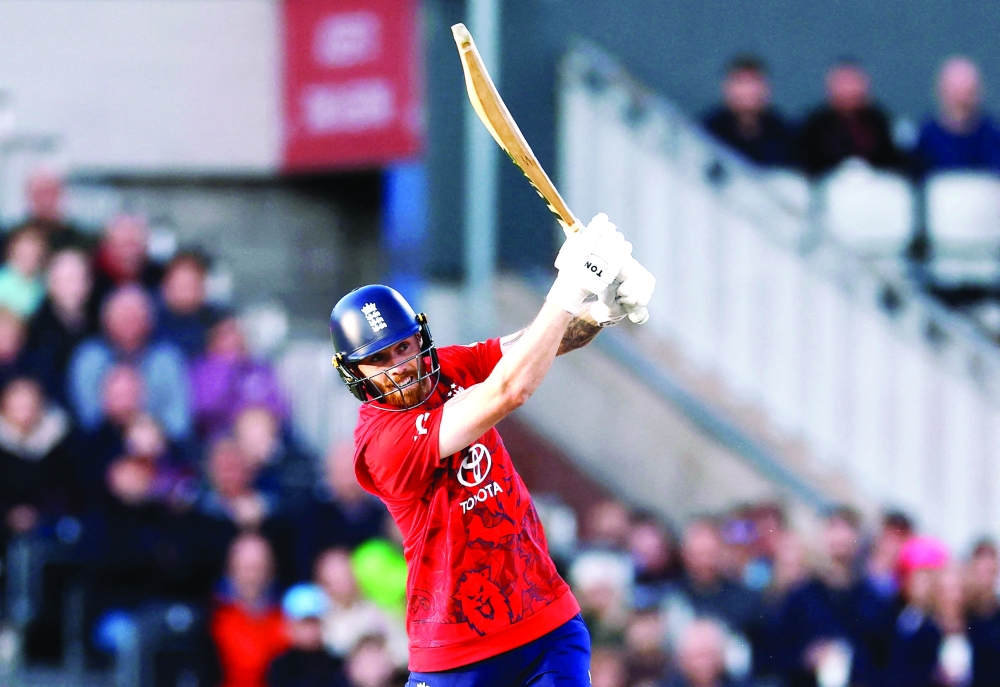 England's Phil Salt in action. — Reuters 