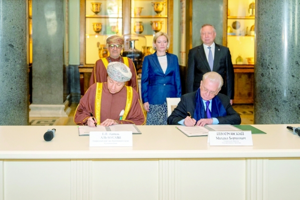 Pact to establish Hermitage Museum branch in Oman
