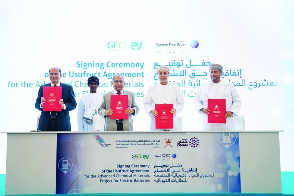 Officials from the various stakeholders present at the signing on Sunday